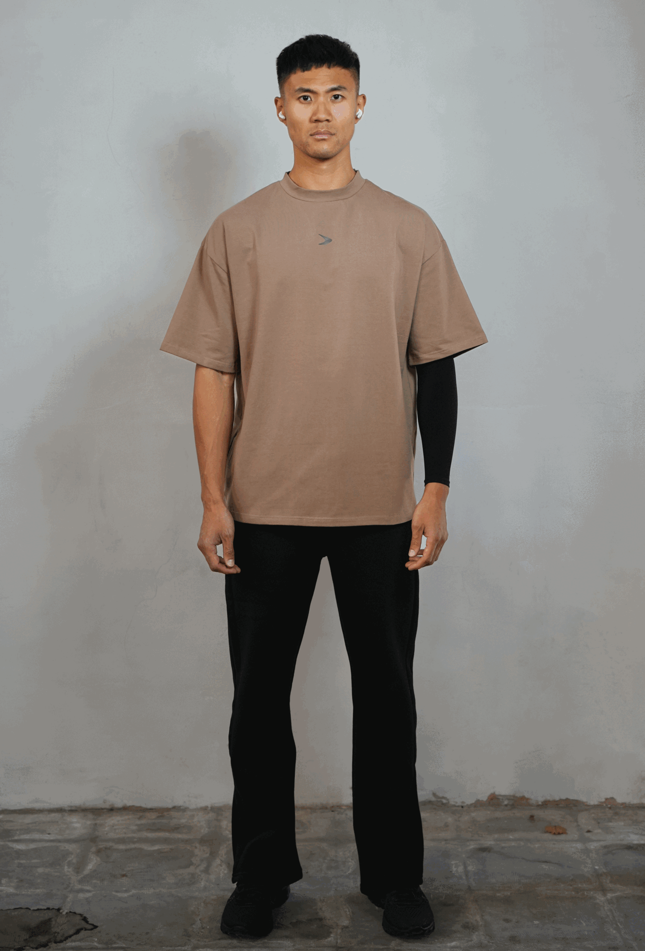 Oversized Warmup T-Shirt