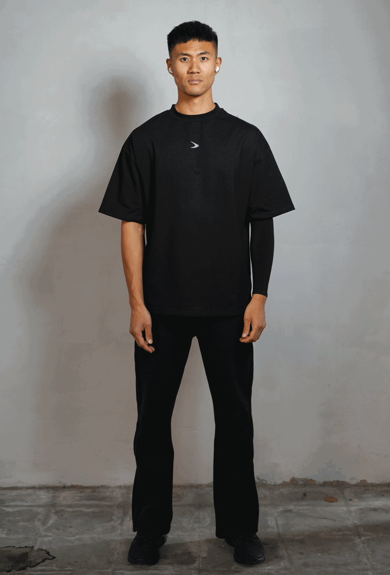 Oversized Warmup T-Shirt